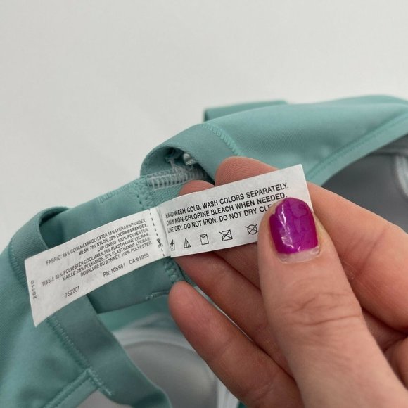 Natori Gravity Bra 32B Womens Aquamarine Mink Sports Underwire Bra Athletic - Picture 7 of 8